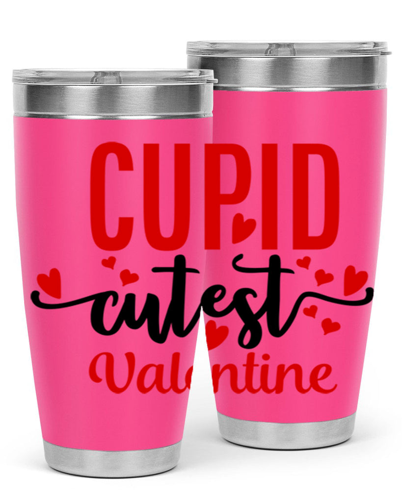 cupid cutest valentine 72#- valentines day- Tumbler