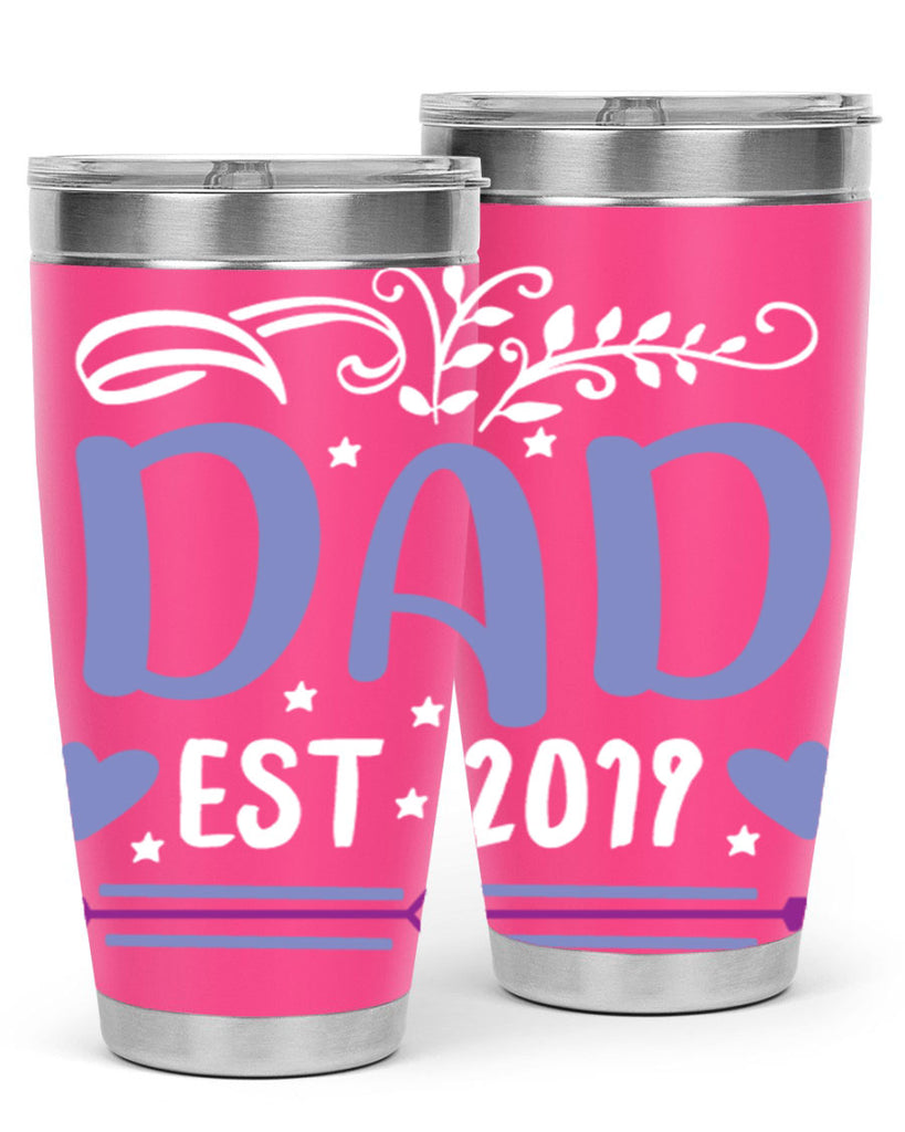 dad est 100#- fathers day- Tumbler