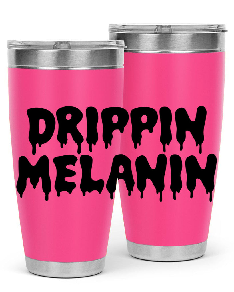 drippinmelanin  160#- black words phrases- Cotton Tank
