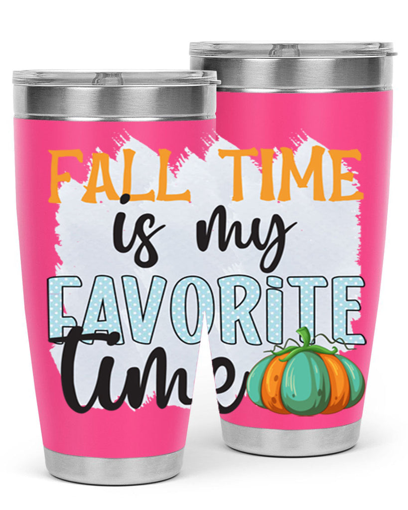 fall time is my favorite time 134#- fall- Tumbler