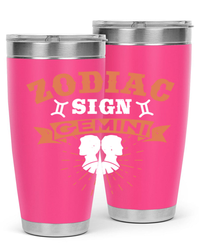 gemini 246#- zodiac- Tumbler