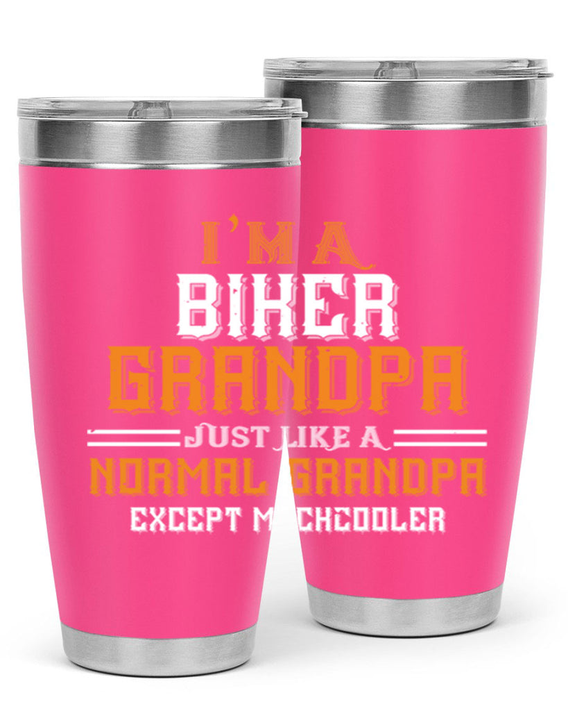 im a biker grandpa just like a normal grandpa except muchcooler 38#- grandpa - papa- Tumbler