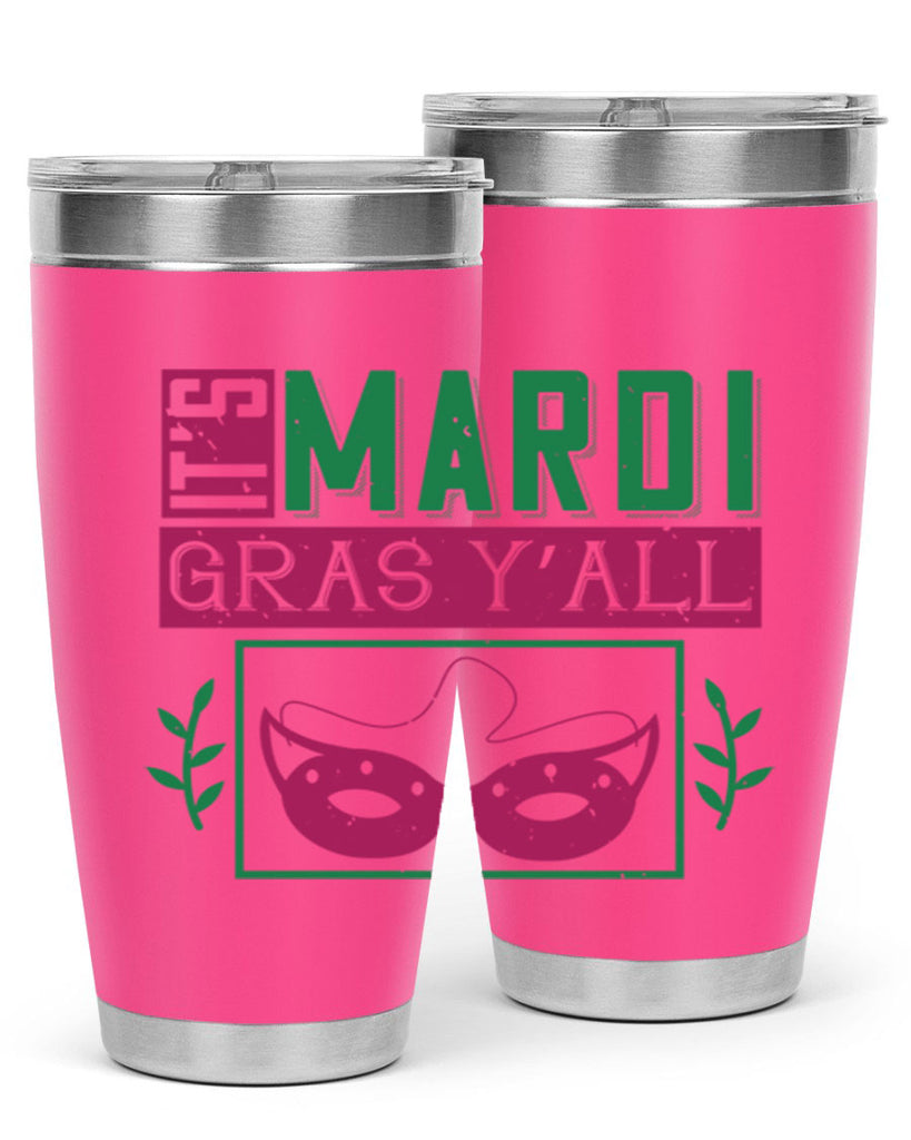 it’s mardi gras y’all 60#- mardi gras- Tumbler