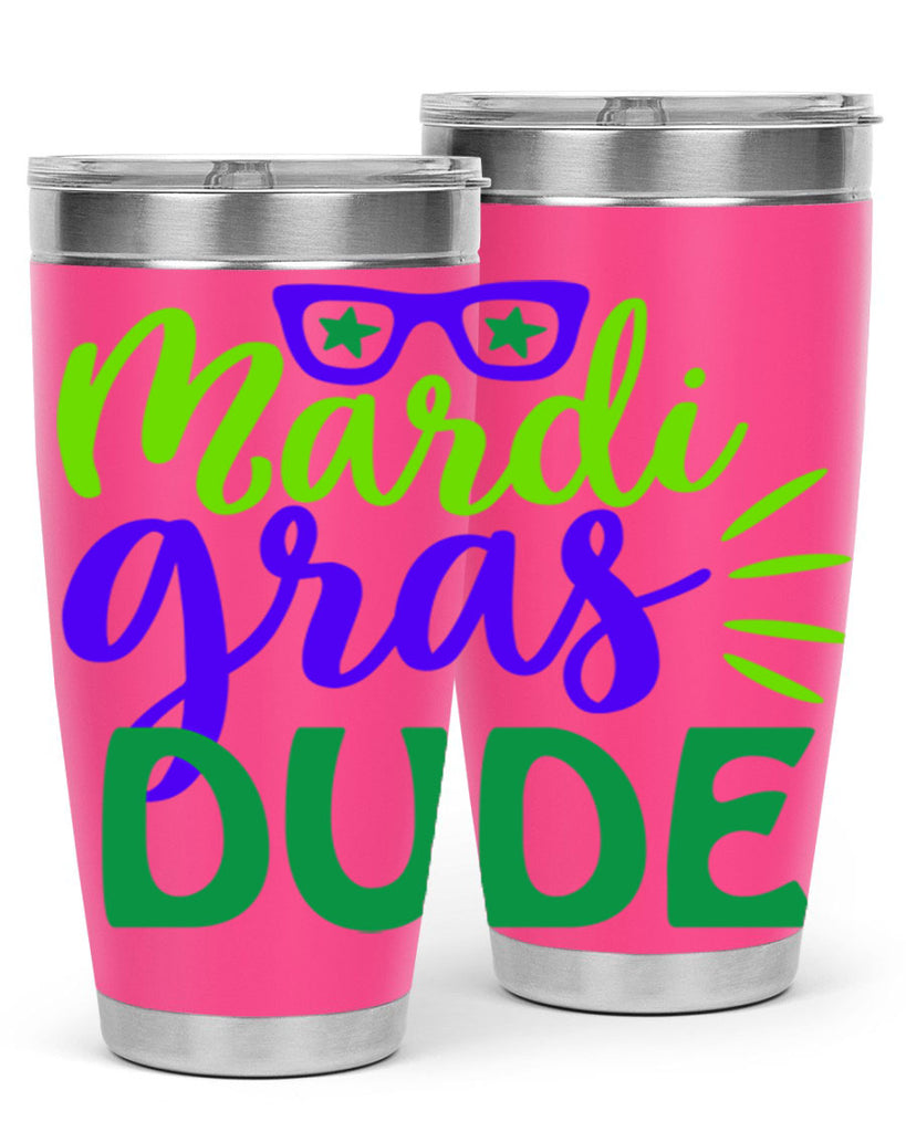mardi gras dude 10#- mardi gras- Tumbler