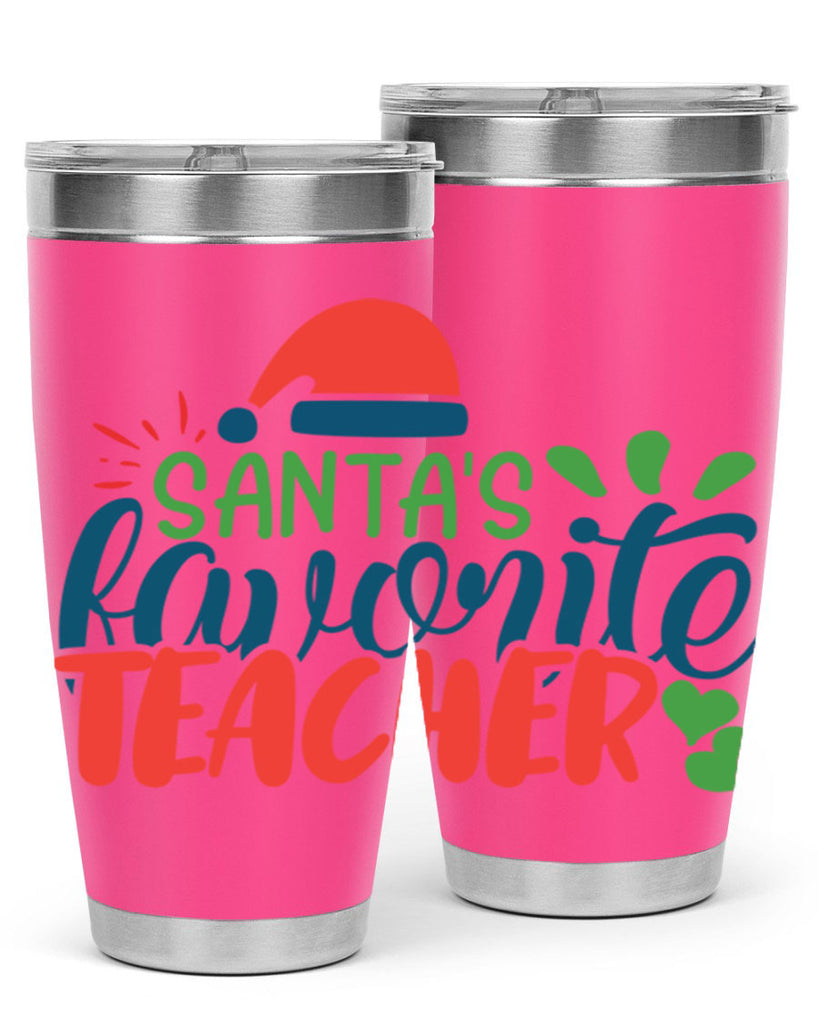 santas favorite teacher Style 151#- teacher- tumbler