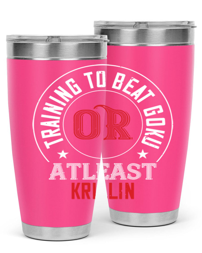 training to beat goku or atleast krillin 60#- gym- Tumbler