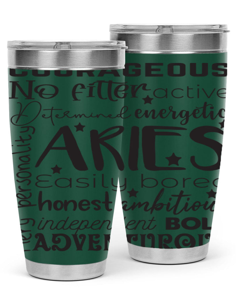 Aries 564#- zodiac- Tumbler