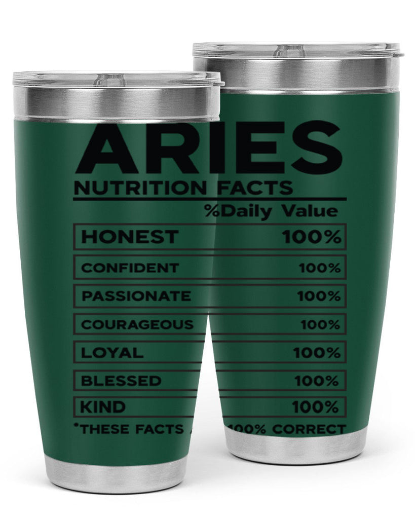 Aries Nutrition Facts 97#- zodiac- Tumbler