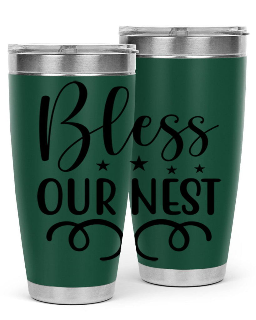Bless Our Nest 50#- spring- Tumbler