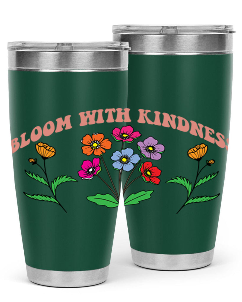 Bloom with Kindness  92#- spring- Tumbler