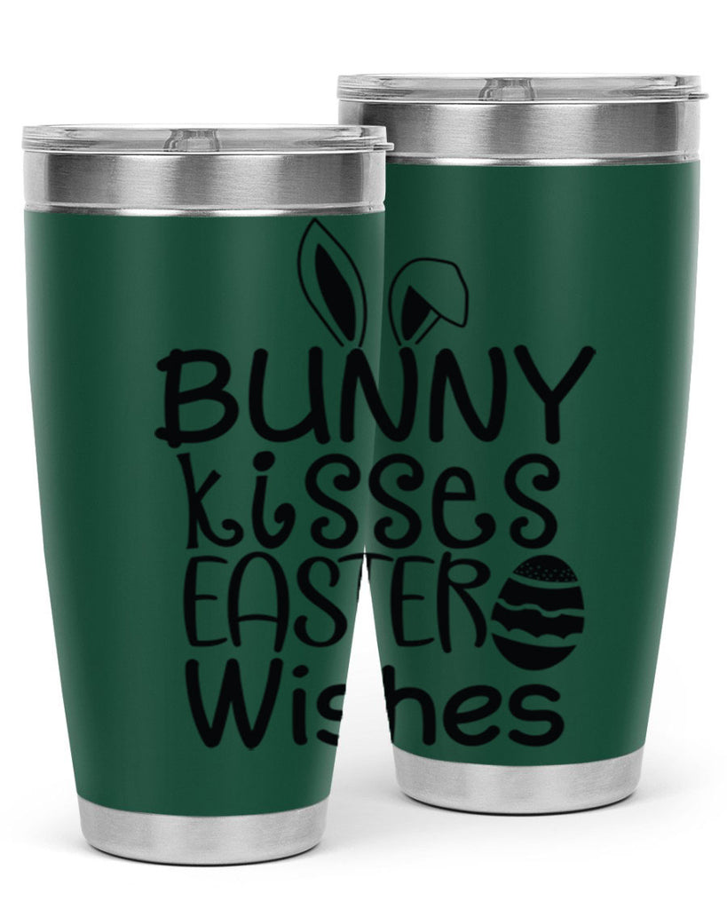 Bunny kisses easter wishes  94#- spring- Tumbler