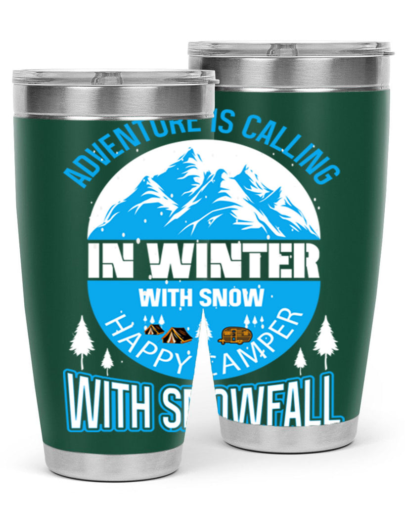 Camping Winter 39#- winter- Tumbler