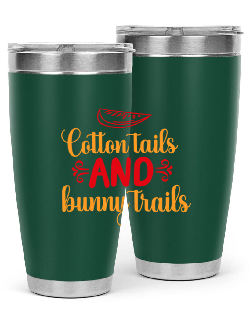 Cotton tails and bunny trails 111#- spring- Tumbler