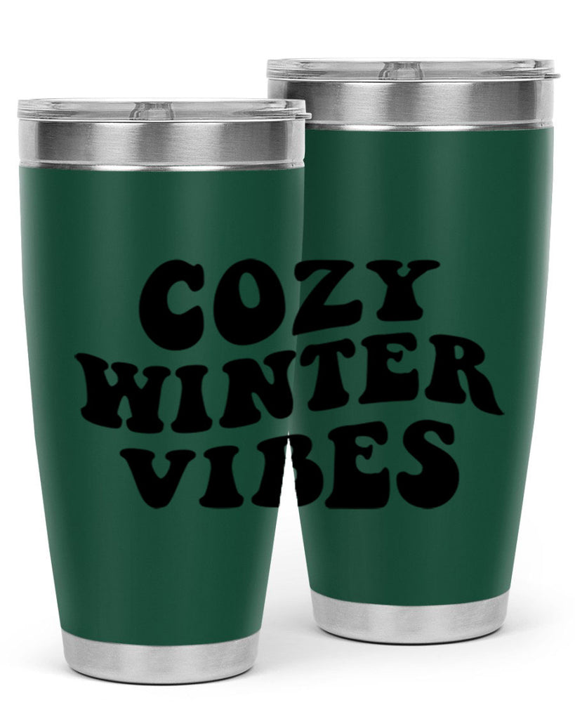 Cozy Winter Vibes 64#- winter- Tumbler