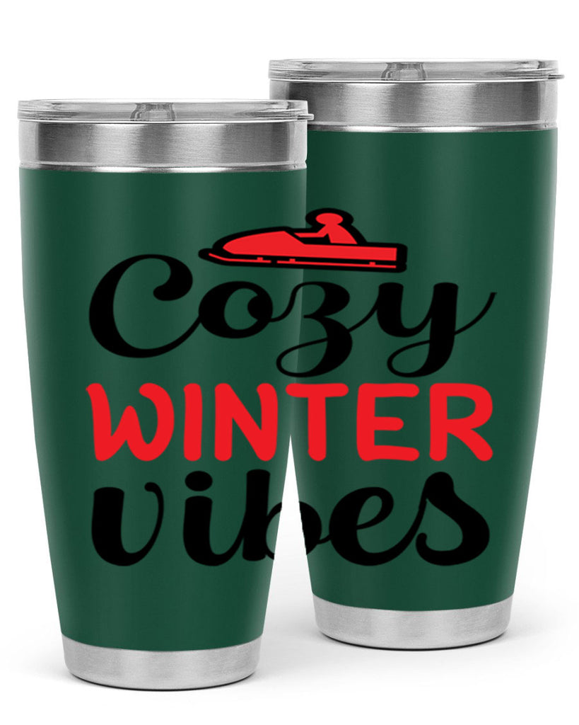 Cozy winter vibes 68#- winter- Tumbler