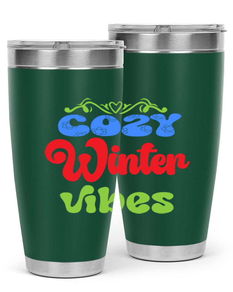 Cozy winter vibes 75#- winter- Tumbler