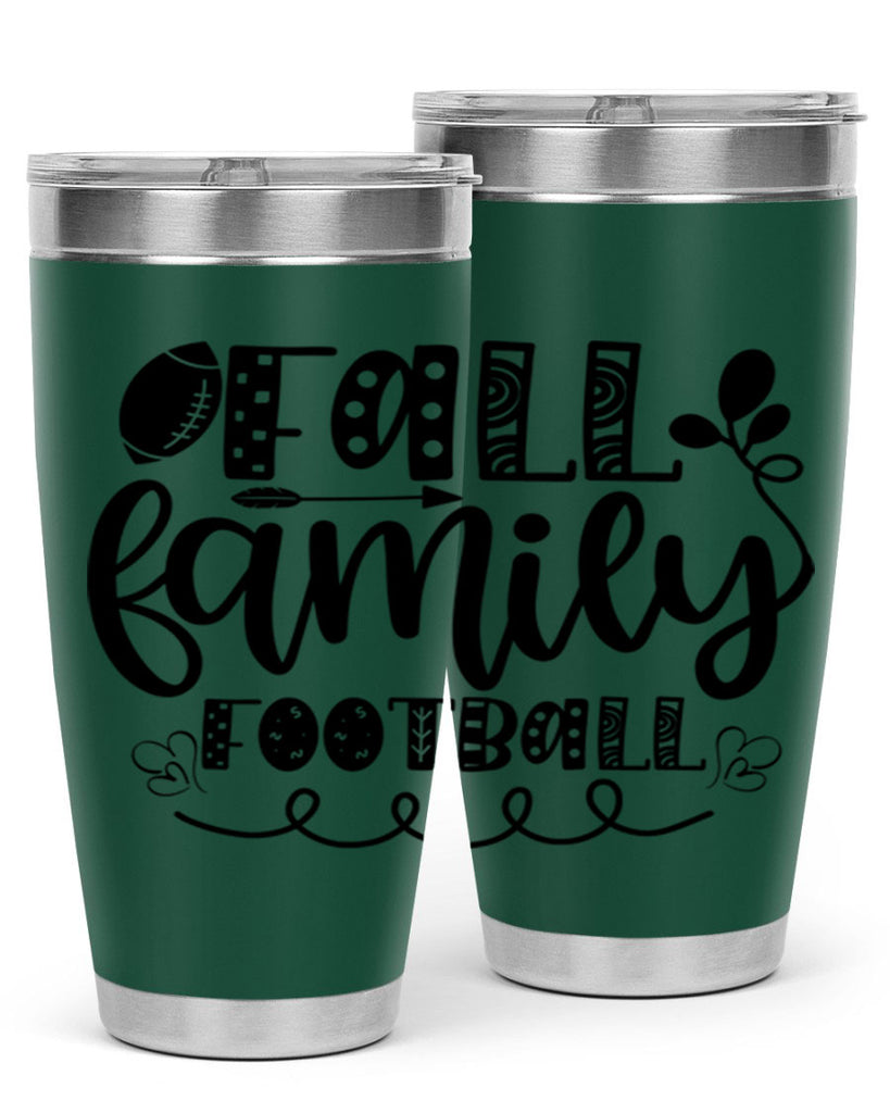 Fall Family Football 99#- fall- Tumbler