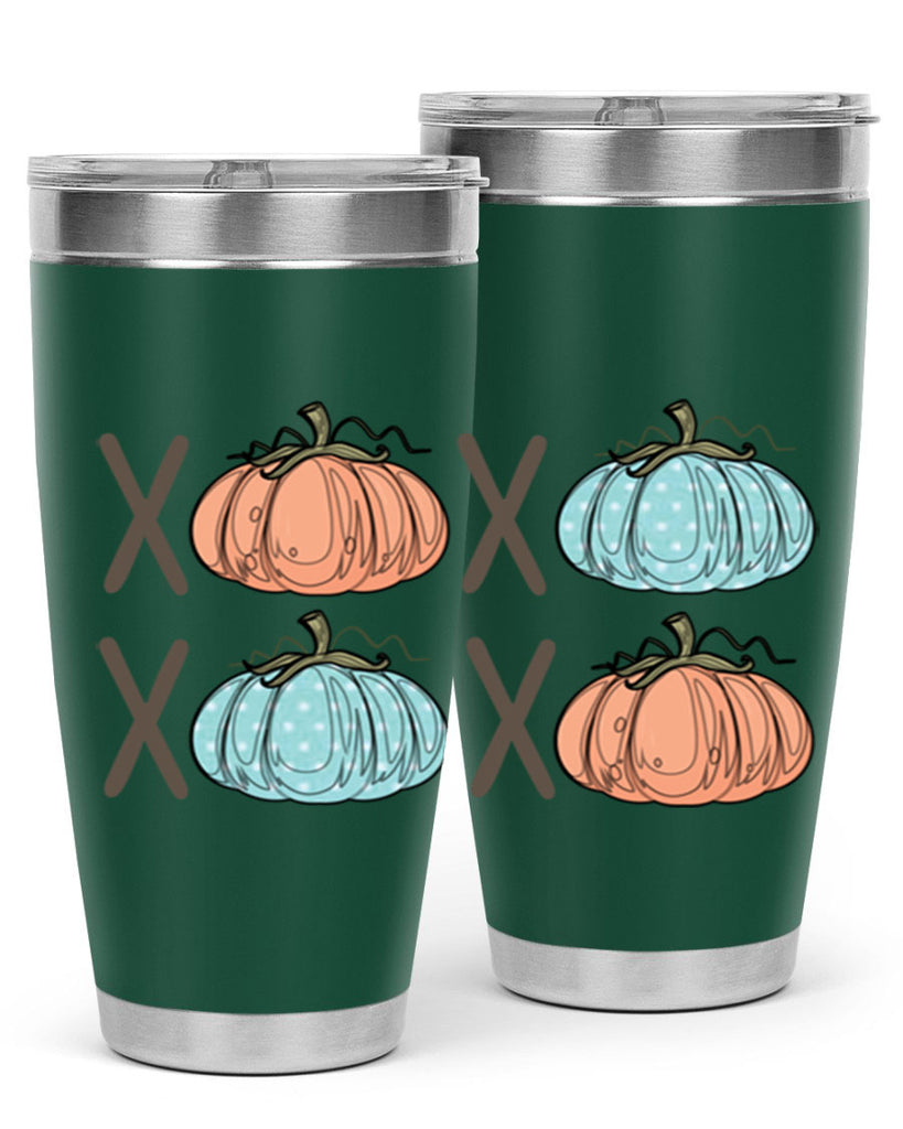 Fall Pumpkin XOXO 129#- fall- Tumbler