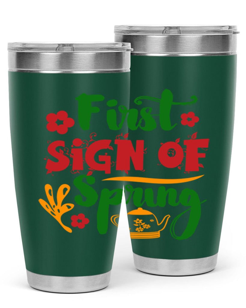 First Sign of Spring 139#- spring- Tumbler