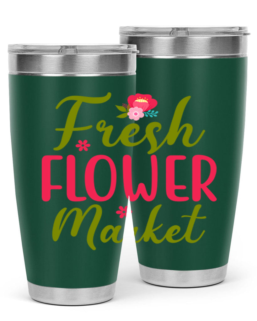 Fresh Flower Market 144#- spring- Tumbler