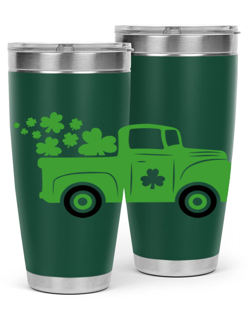 Green Truck Style 97#- St Patricks Day- Tumbler