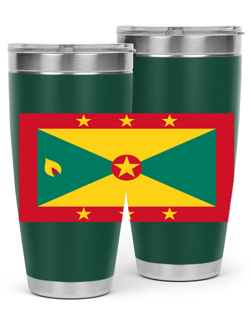 Grenada 130#- world flags- Tumbler