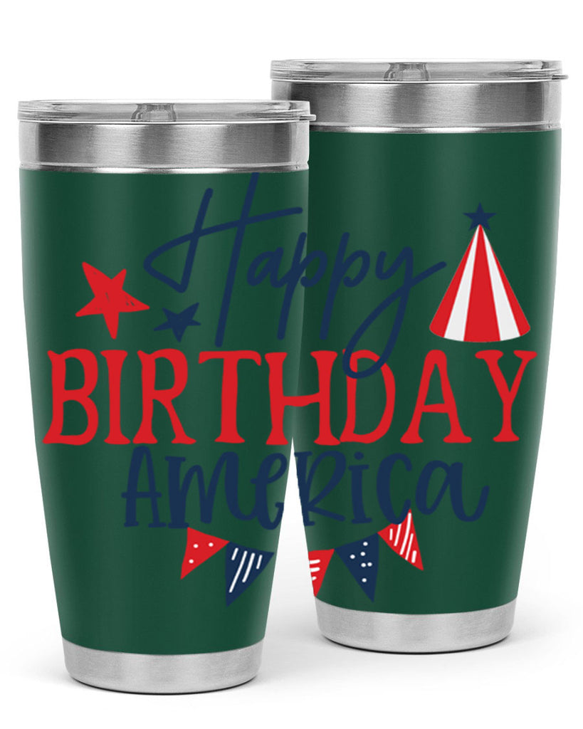 Happy Birthday america Style 30#- Fourt Of July- Tumbler