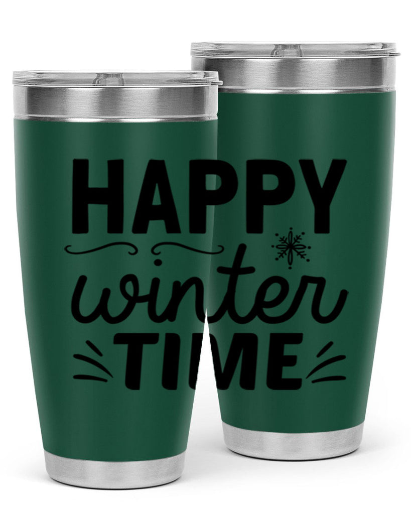Happy Winter Time134#- winter- Tumbler