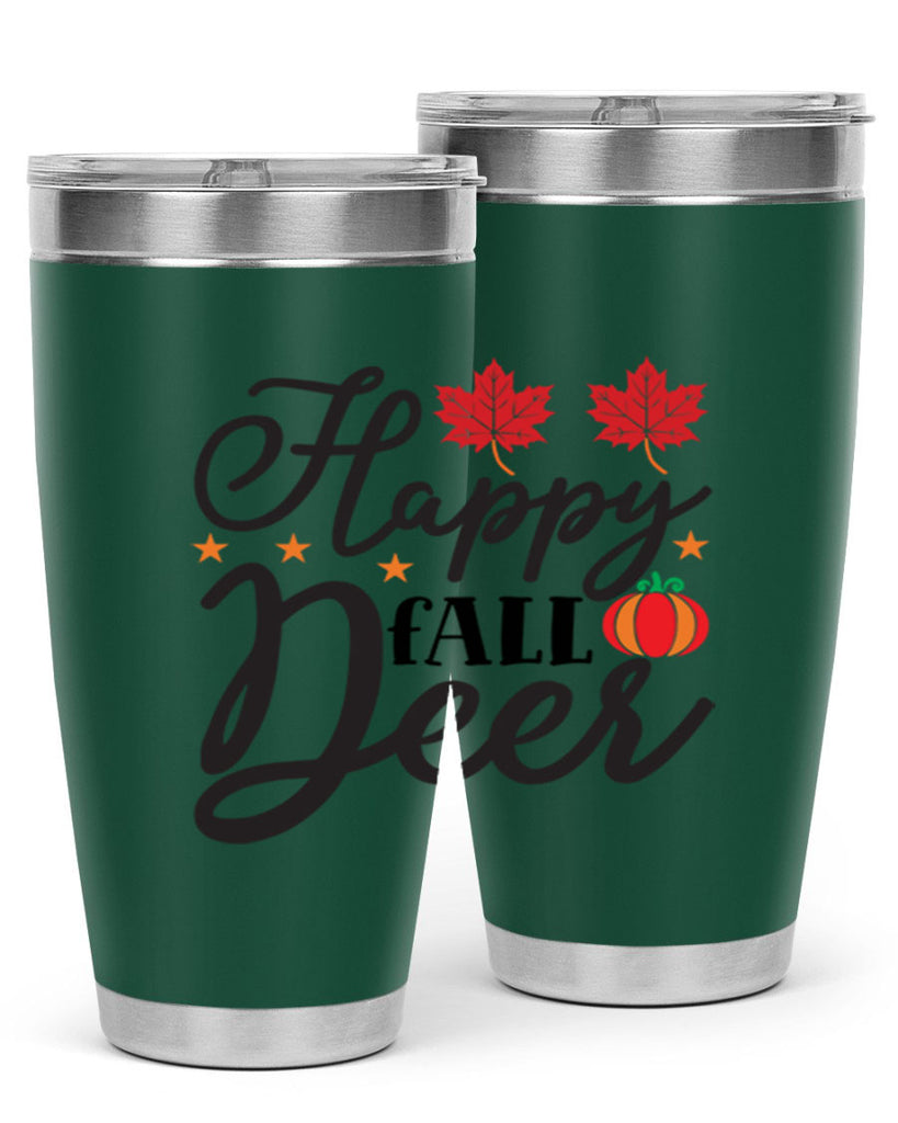 Happyfalldeer 254#- fall- Tumbler