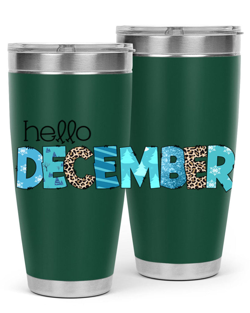 Hello December 187#- winter- Tumbler
