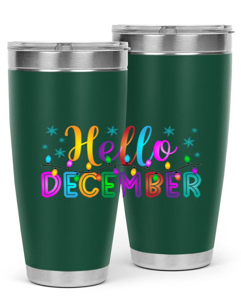 Hello December Winter 177#- winter- Tumbler