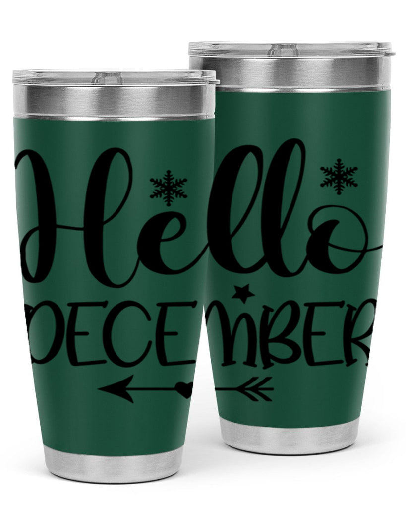 Hello December161#- winter- Tumbler