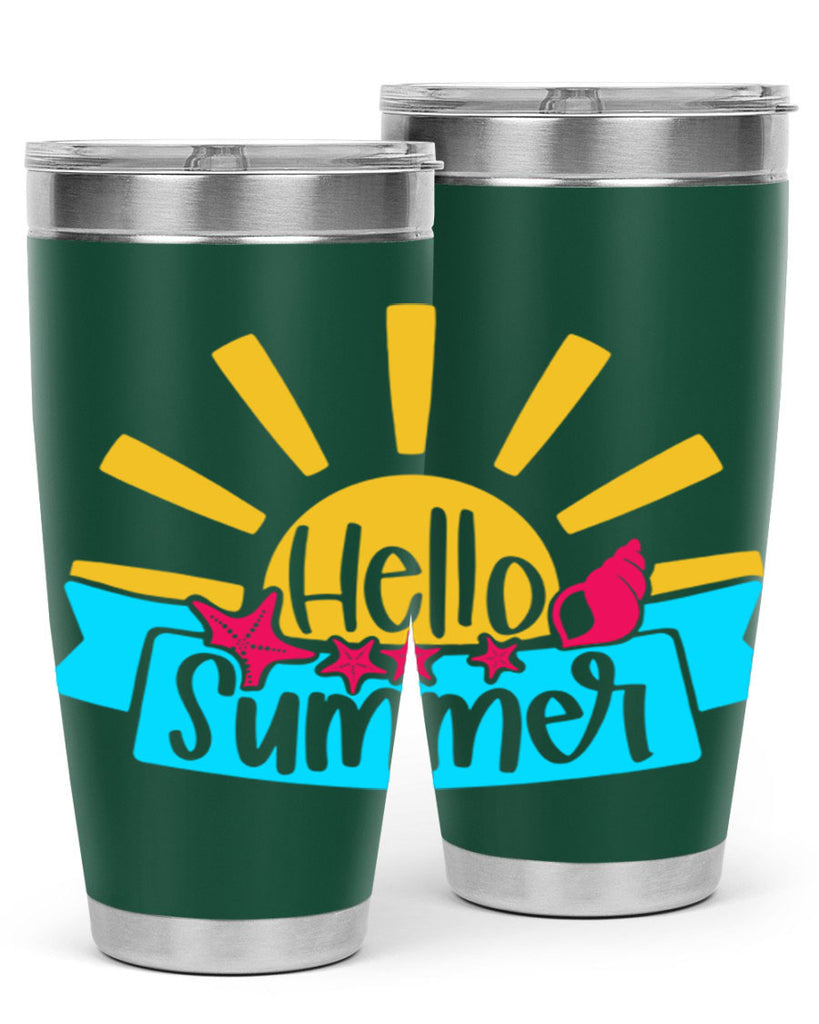 Hello Summer Style 38#- summer- Tumbler