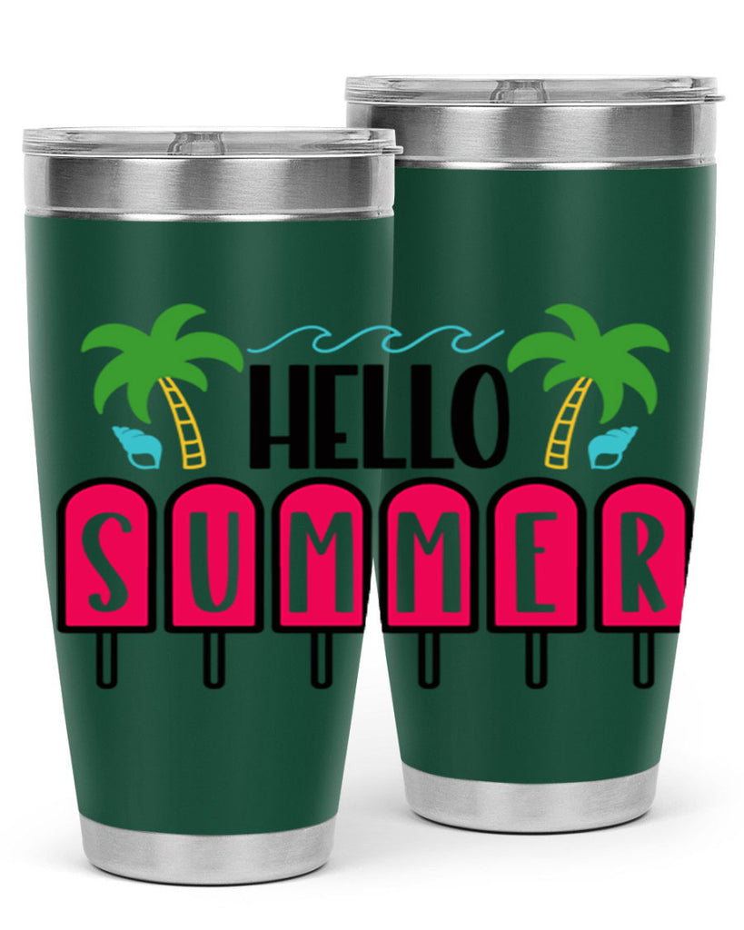 Hello Summer Style 39#- summer- Tumbler