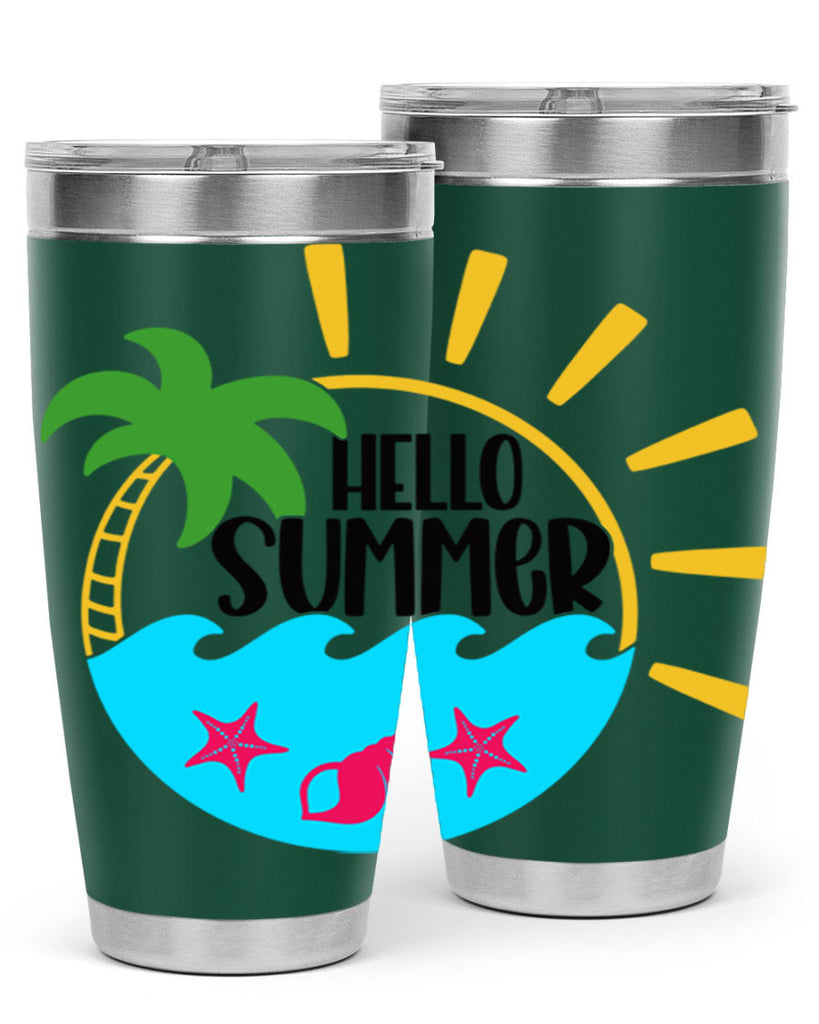 Hello Summer Style 40#- summer- Tumbler