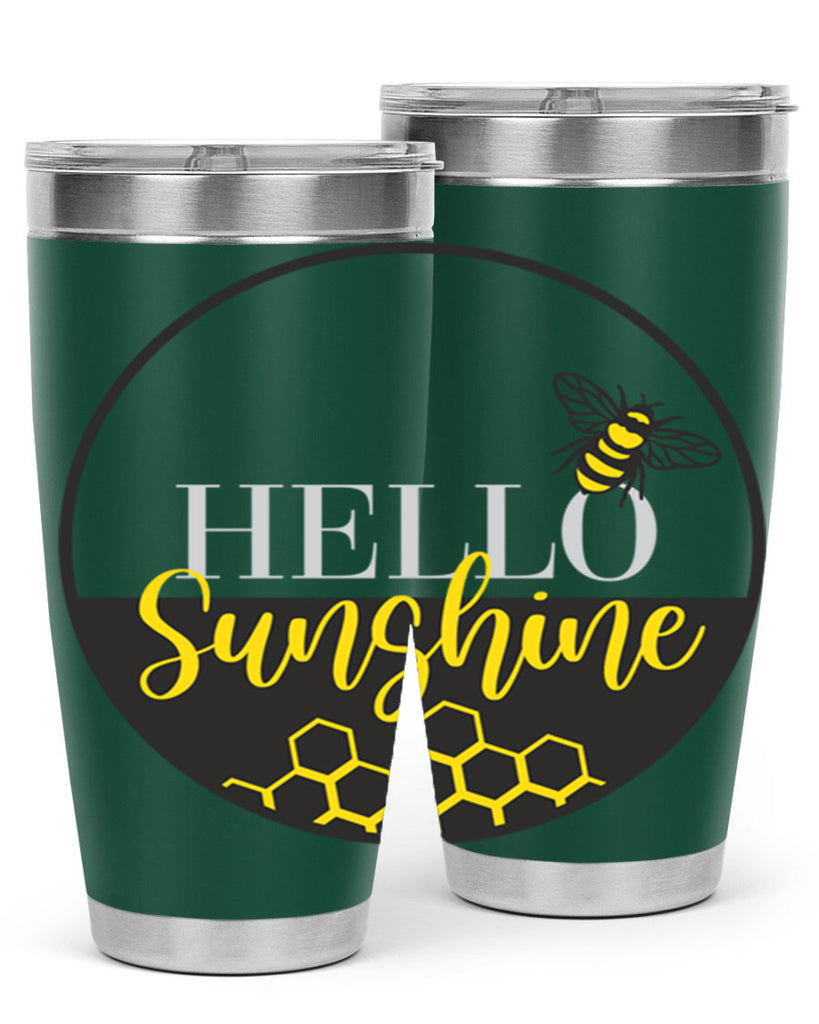 Hello Sunshine and bee216#- spring- Tumbler