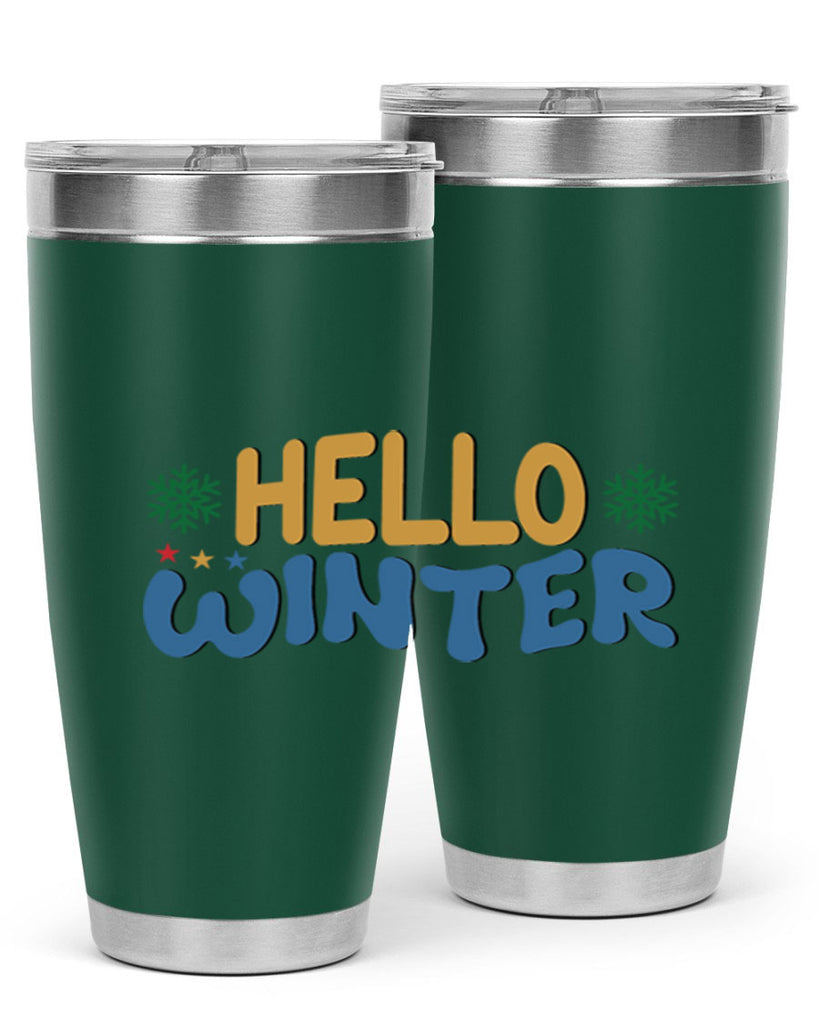 Hello Winter 181#- winter- Tumbler