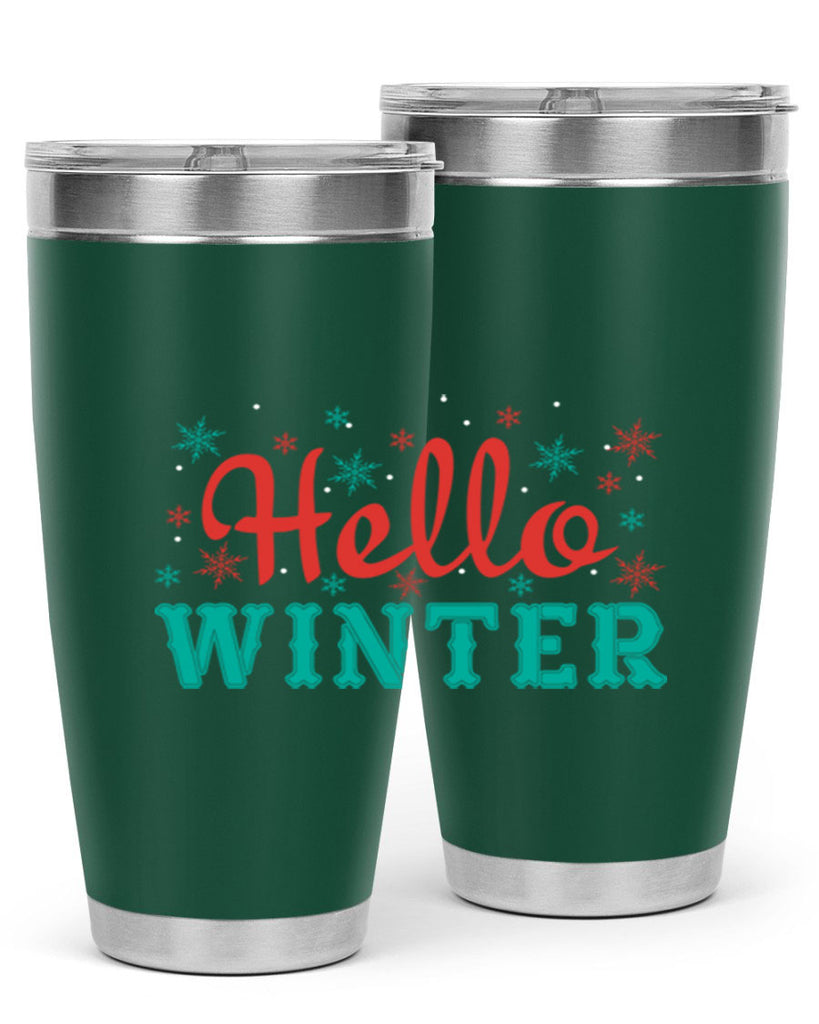 Hello Winter 182#- winter- Tumbler