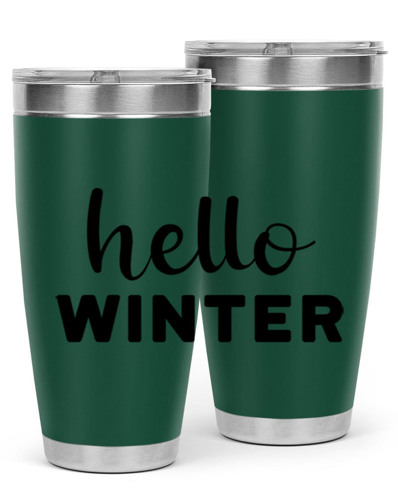 Hello Winter 186#- winter- Tumbler