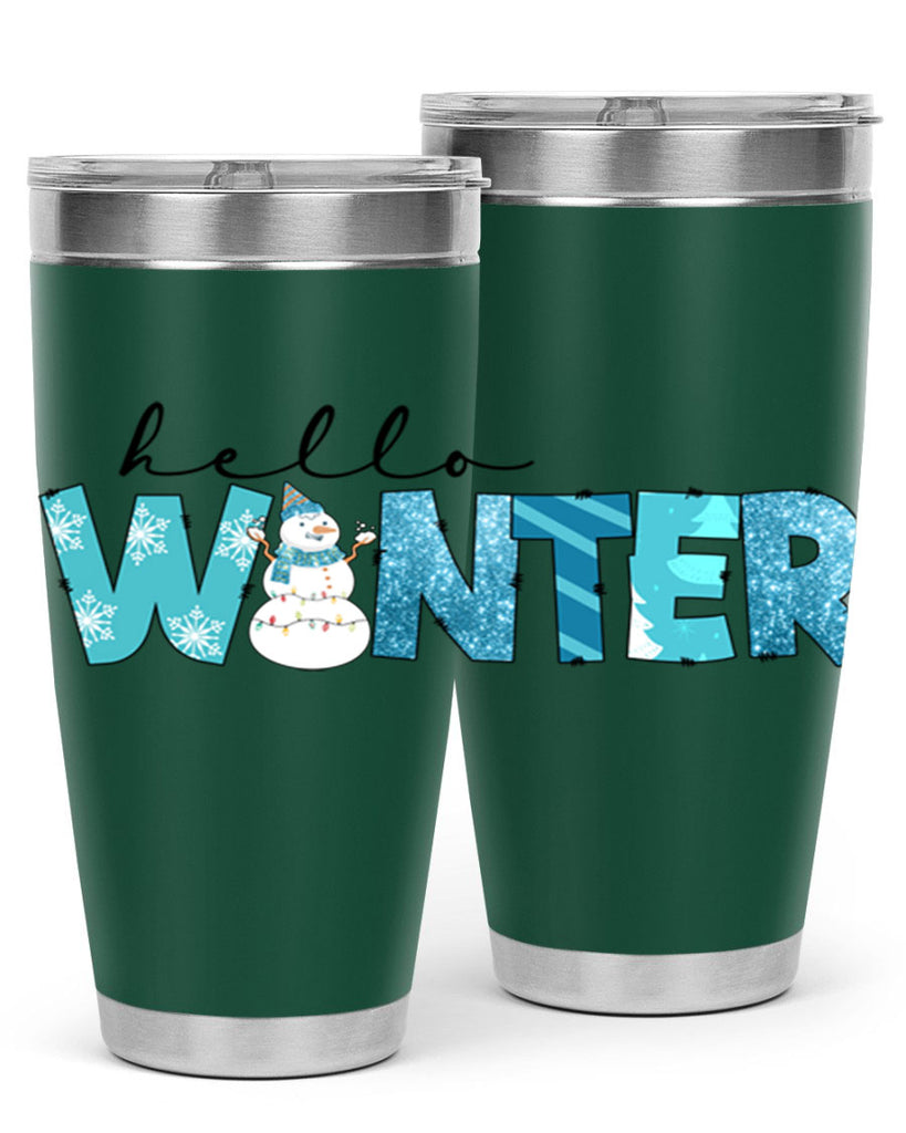 Hello Winter 188#- winter- Tumbler