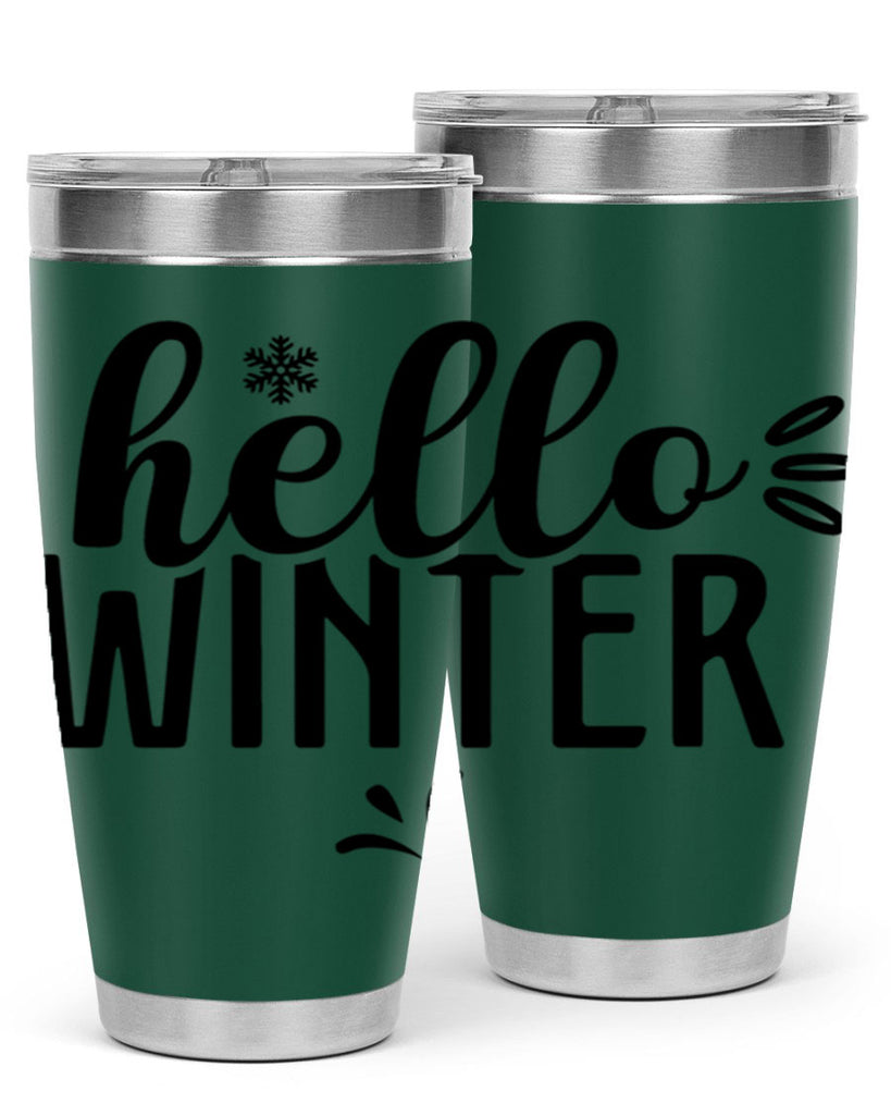 Hello Winter171#- winter- Tumbler
