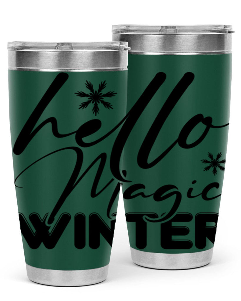 Hello magic winter 178#- winter- Tumbler
