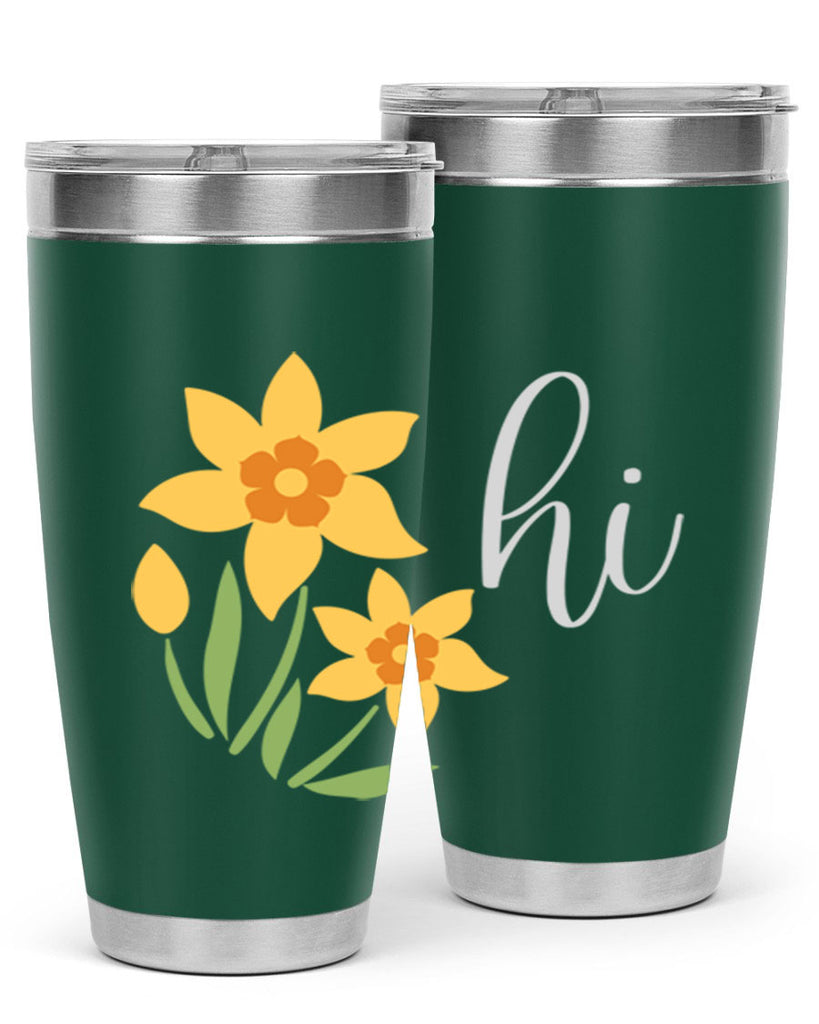 Hi daffodil flower236#- spring- Tumbler