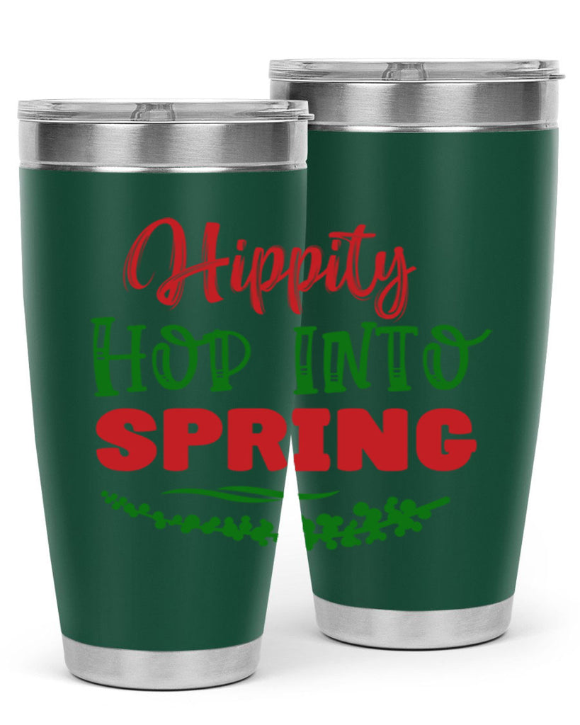 Hippity Hop into Spring 239#- spring- Tumbler