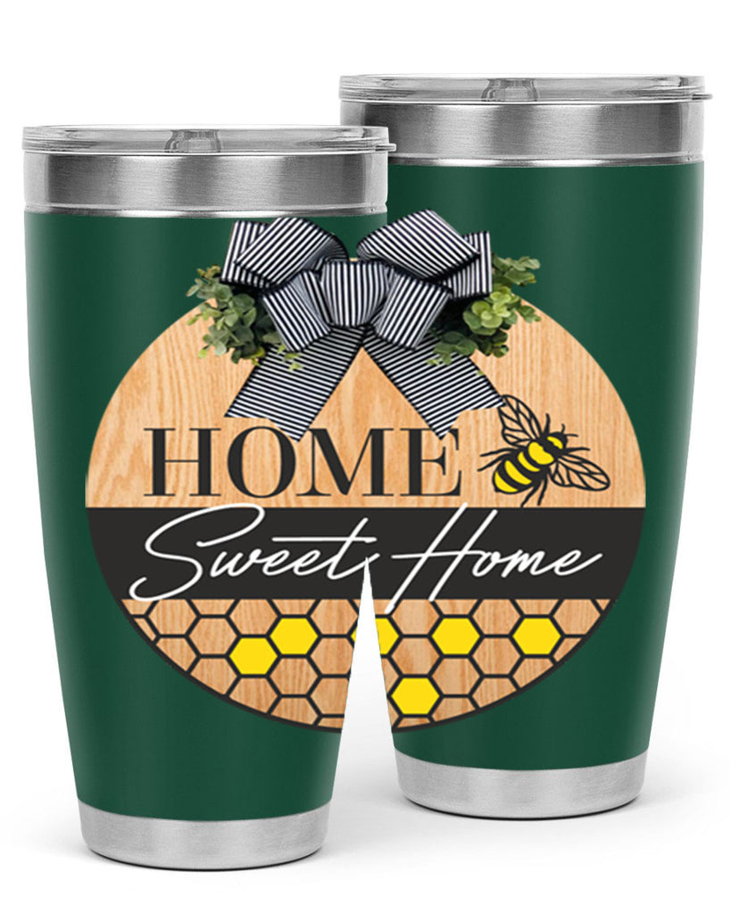 Home Sweet home bee and hive Mockup241#- spring- Tumbler