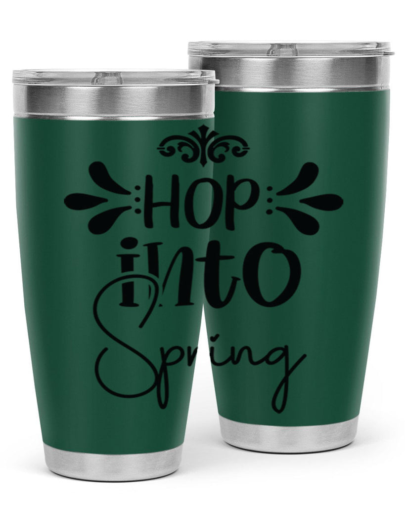 Hop into Spring 247#- spring- Tumbler