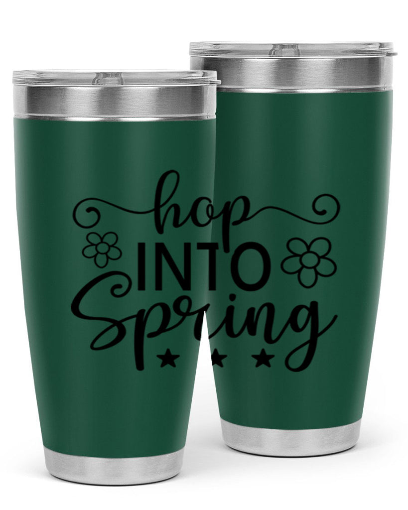 Hop into spring  252#- spring- Tumbler