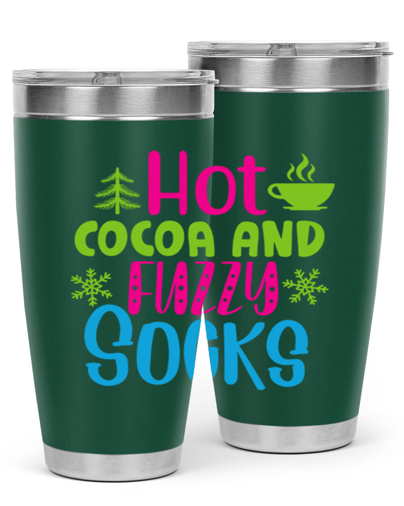 Hot Cocoa And Fuzzy Socks209#- winter- Tumbler