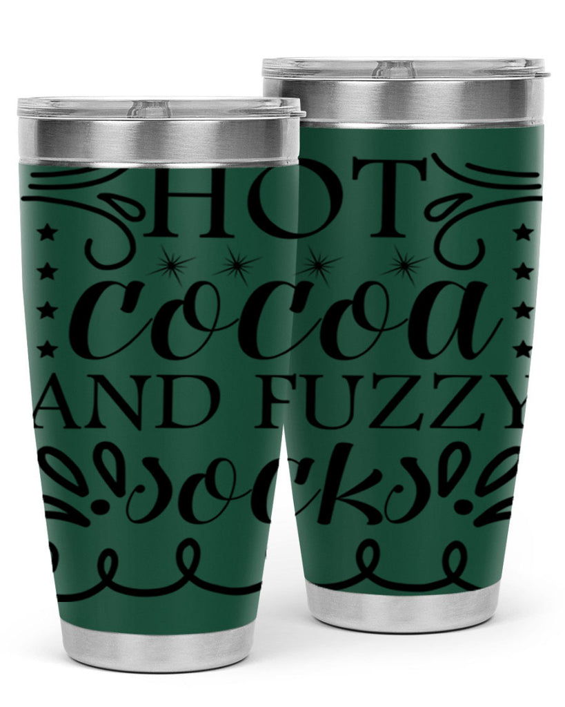 Hot Cocoa and Fuzzy Socks 217#- winter- Tumbler