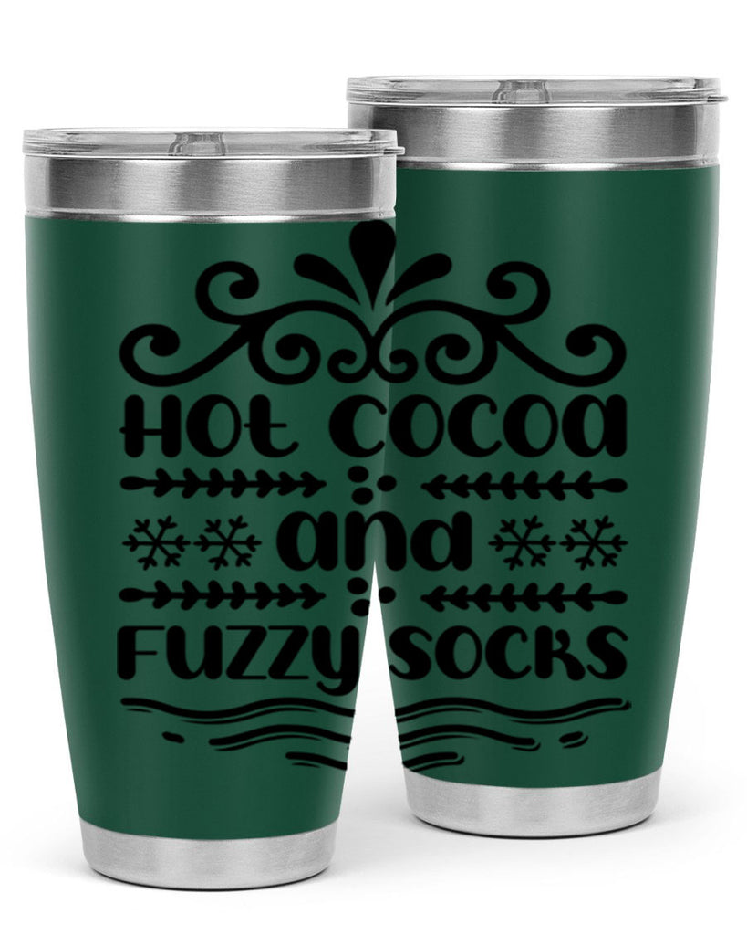 Hot Cocoa and Fuzzy Socks 219#- winter- Tumbler